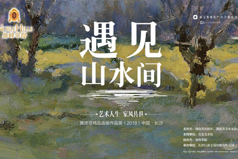 萧沛苍精品油画作品展开幕式直播